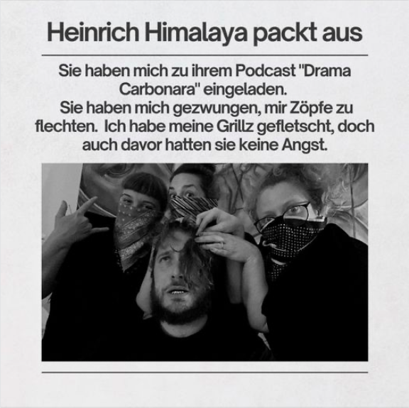 #109 – Blindwütige Rache – “Wenn nicht ich, dann keine!” mit Dialekt-Rapper Heinrich Himalaya